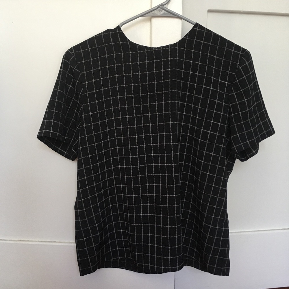 Vintage Windowpane Top